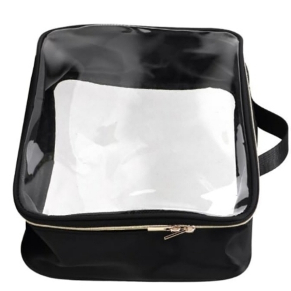 Generic Transparent Waterproof Travel Wash Bag - 10" L, 7" H, 4" D - Picture 4 of 8